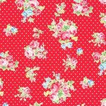 Flower Sugar Fall 2013 Red Small Bouquets And Dots