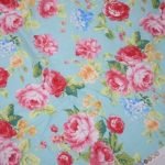 Country Rose Garden Blue Large Roses