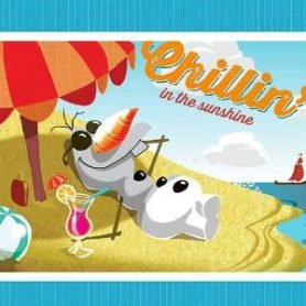 Disney Frozen Olaf Chillin Panel