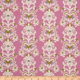 Edens Dream Pink Scrolls