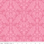 Hollywood Sparkle Medium Damask Hot Pink