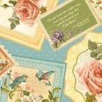 Secret Garden Packed Cards In Blue