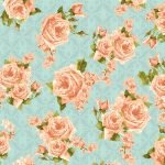 Secret Garden Rose All Over In Blue And Pink **END OF BOLT**