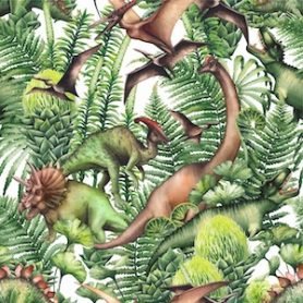 Jurassic Forest Digital Print