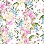 Spring Time Bunnies Digital Print **END OF BOLT**