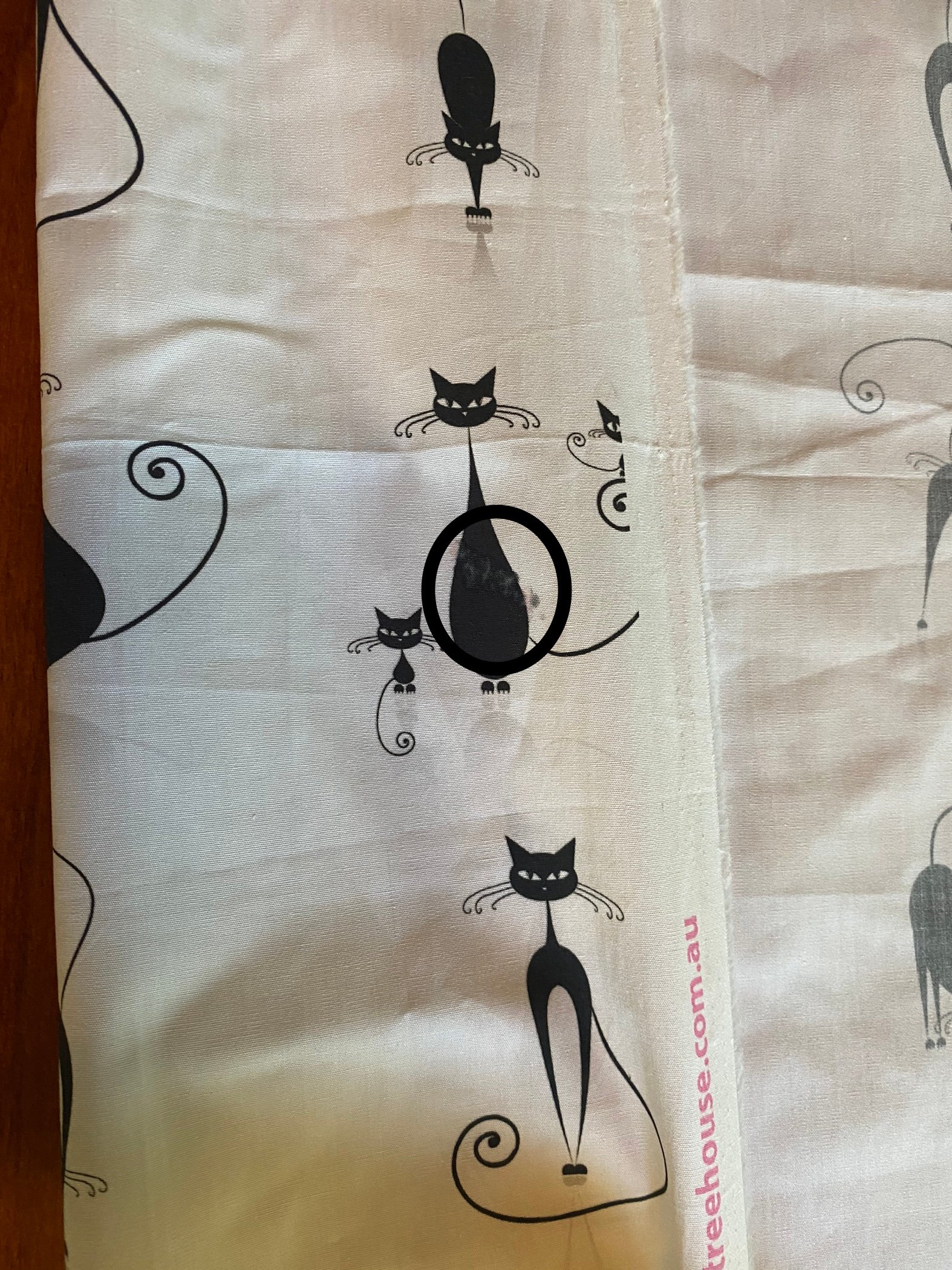 CheekyBlackCatsOnWhiteDamaged1