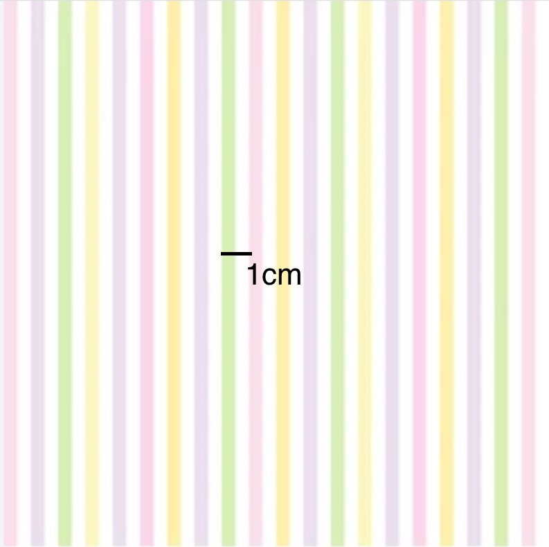 Pastel Stripes Measurments